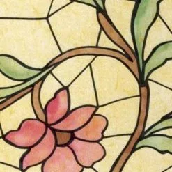 Overige Merken Raamfolie Bloem (90cm)