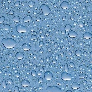 Overige Merken Raamfolie Druppels (45cm)