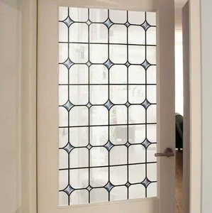 Overige Merken Raamfolie Glas In Lood Wit (90cm)