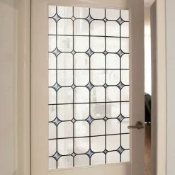 Overige Merken Raamfolie Glas In Lood Wit (45cm)