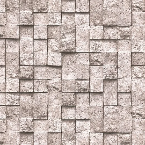 Coverstyl Plakfolie Stenen Grijs Mat (122cm Breed)