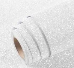 Coverstyl Plakfolie Glinsterfolie Wit Mat (122cm Breed)