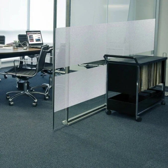 Overige Merken Statisch Raamfolie Gezandstraald 46cm (geschikt Voor Dubbel, HR+ En HR++ Glas) - Afbeelding 2