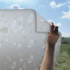 Overige Merken Statisch Raamfolie Herfstbladeren 46cm (geschikt Voor Dubbel, HR+ En HR++ Glas)