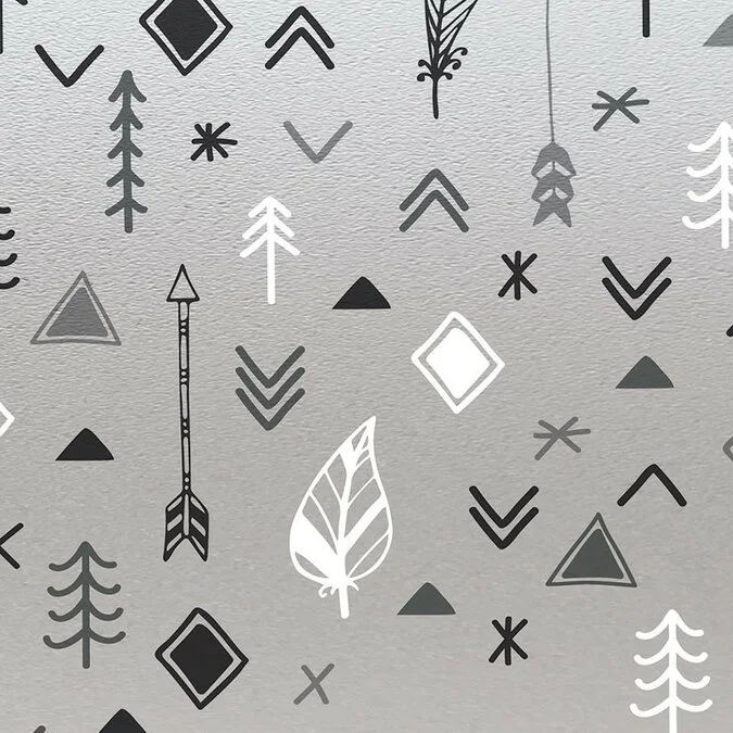 Overige Merken Statisch Raamfolie Bohemian 46cm (geschikt Voor Dubbel, HR+ En HR++ Glas)