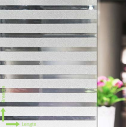 Overige Merken Statisch Raamfolie Office Strepen (90cm)